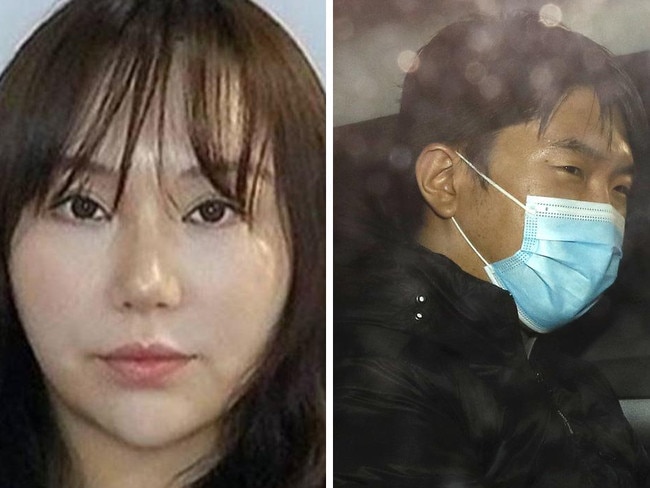 A man accused of murdering his flatmate and putting her body in a large box - leaving it for 10 months while he impersonated her - has denied causing her death by strangling or striking her.