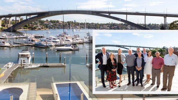 Gladesville Bridge Waterway group at Drummoyne.