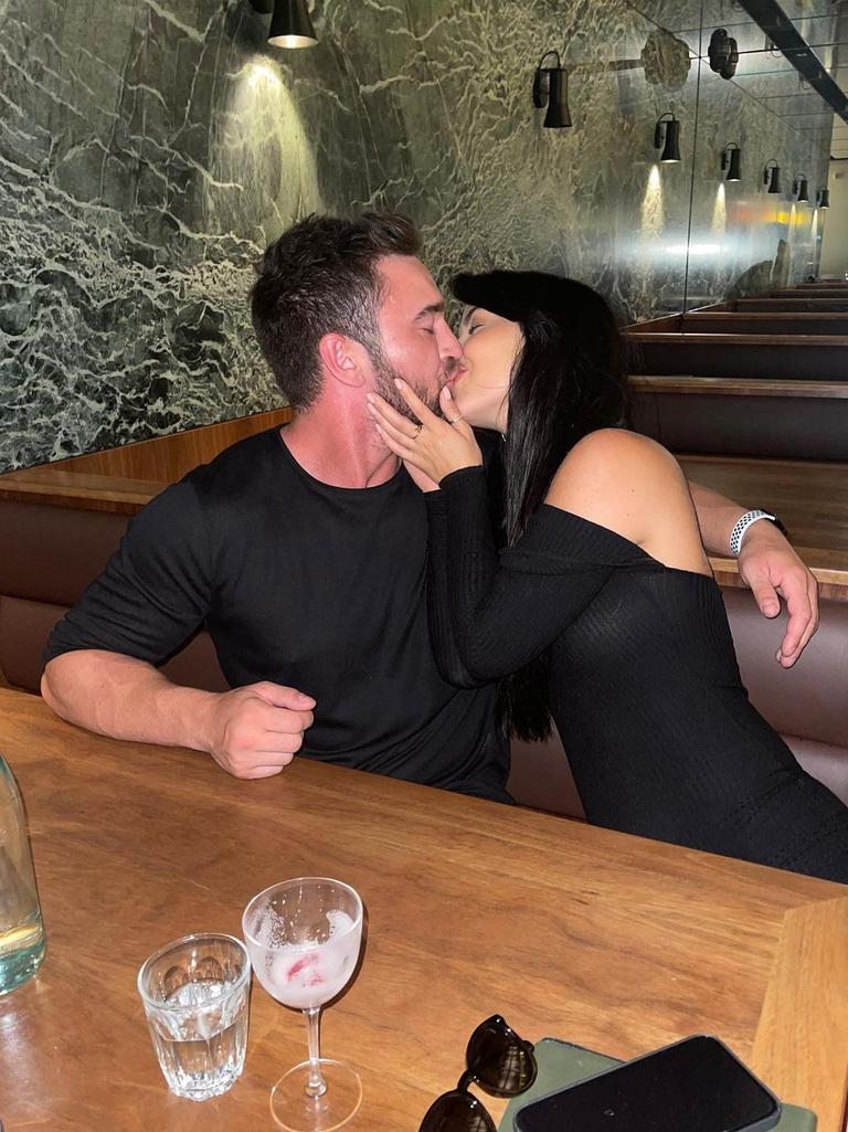 Tobi introduced his new girlfriend Rachel Dillon, just a week before Kayla flaunted her man. Picture: Instagram/Tobi_pearce