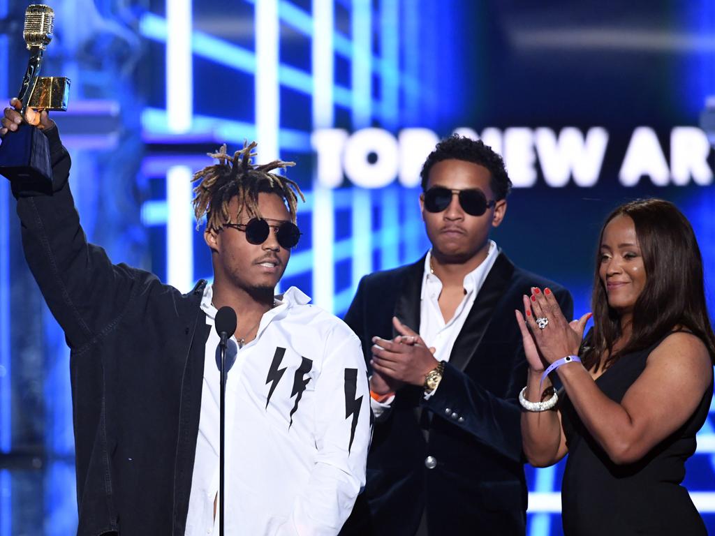Juice WRLD received the Top New Artist award at the 2019 Billboard Music Awardsin May. Picture: Getty Images