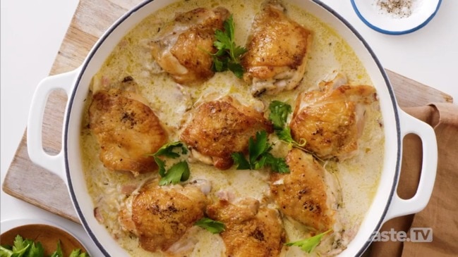 One-pot Normandy chicken