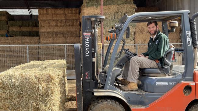 Taronga Western Plains Zoo nutrition officer Pete Driver. Picture: Taronga Western Plains Zoo