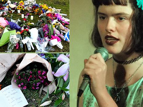 A floral memorial has been placed at Princes Park.