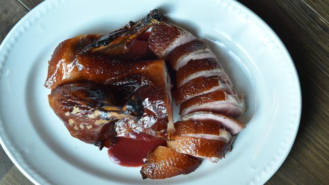 La Madonna’s dry-aged duck. Picture: Nicki Connolly.