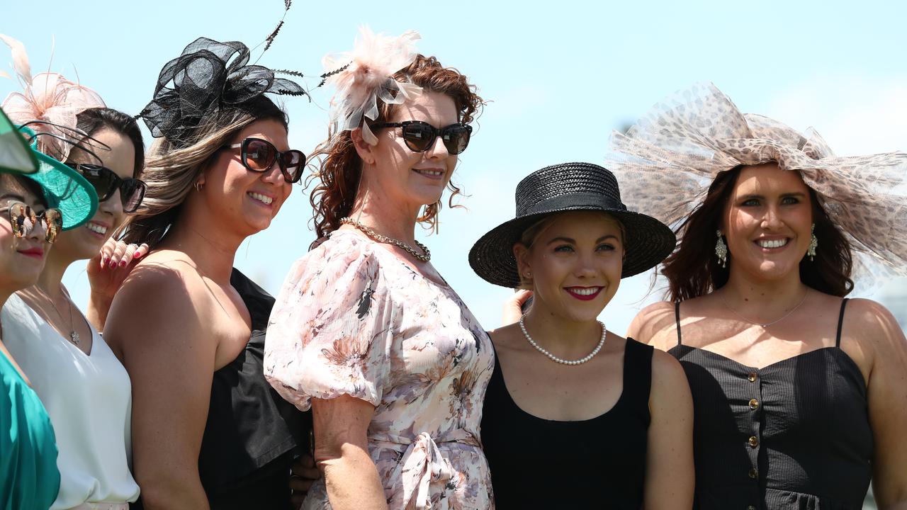 Fashions on the Field during Melbourne Cup Day at The Gold Coast Turf Club. Photograph: Jason O’Brien.