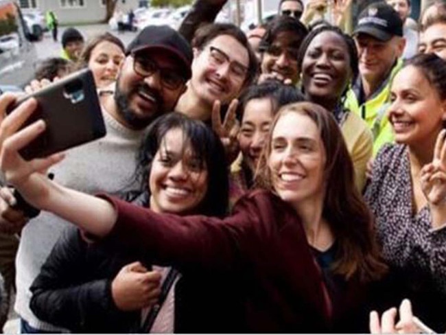 Jacinda Ardern and selfie trouble