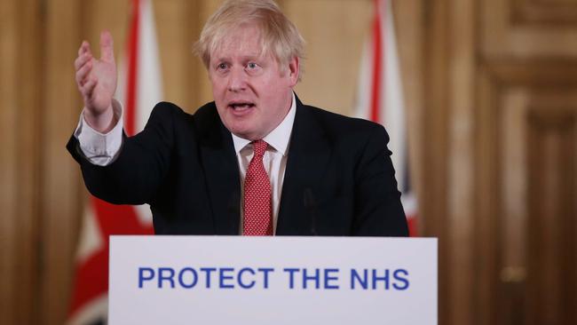 Boris Johnson has ordered the UK into near total lockdown. Picture: Getty Images.