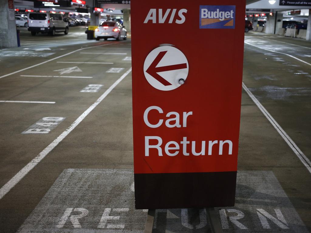 A spokesperson for Avis Budget Group said the company had seen a strong demand for hire cars and was trying to keep up with the demand. Picture: Luke Sharrett
