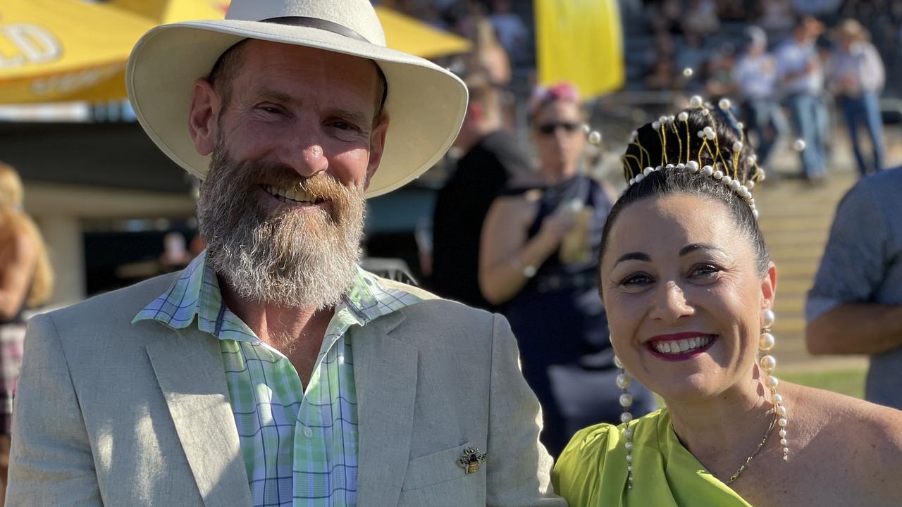 Mick Nichols and Kikki Watts at the Gympie Races on June 15, 2024.