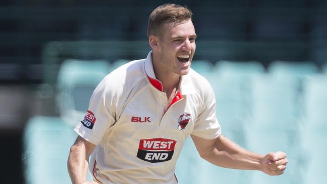 Nick Winter has taken 15 wickets in his first two Sheffield Shield matches.