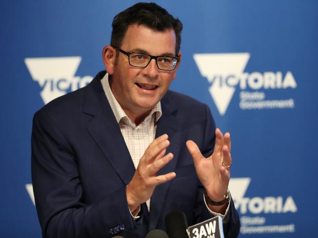 Victorian Premier Daniel Andrews on Friday. Picture: NCA NewsWire/ David Crosling