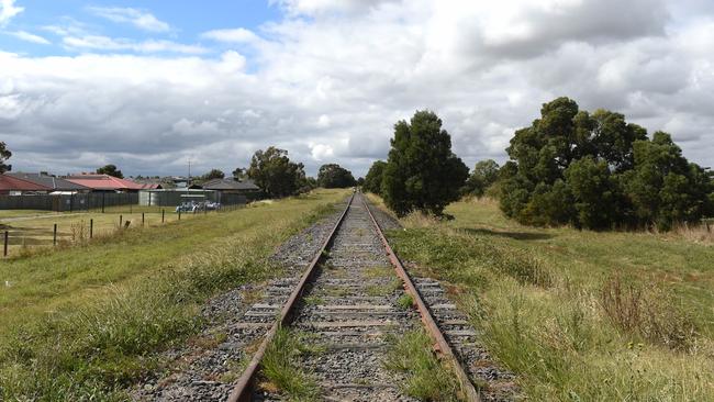 The abandoned Cranbourne Train line would be reopened to Clyde under Liberal Government. Picture: Jason Sammon