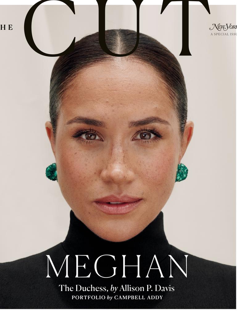 Meghan Markle on the cover of The Cut. Picture: Campbell Addy for The Cut.