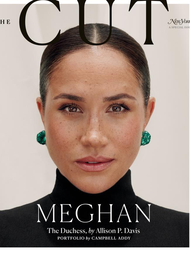 Meghan Markle on the cover of The Cut. Picture: Campbell Addy for The Cut.