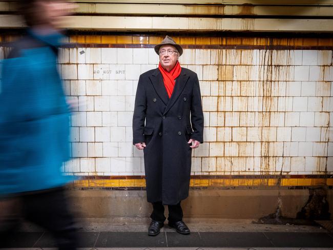 Professor Charles Sowerwine in the underpass in June 2023. Picture: Mark Stewart