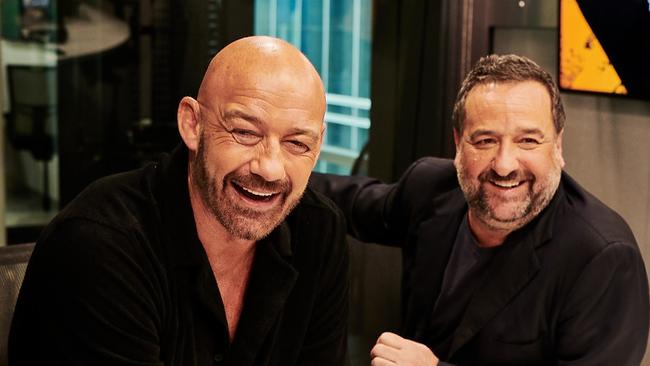 Mark Geyer (left) got the axe while Mick Molloy (right) returns to Melbourne.