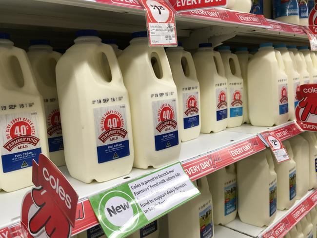 Coles has moved to increase the price of its milk in support of dairy farmers. 