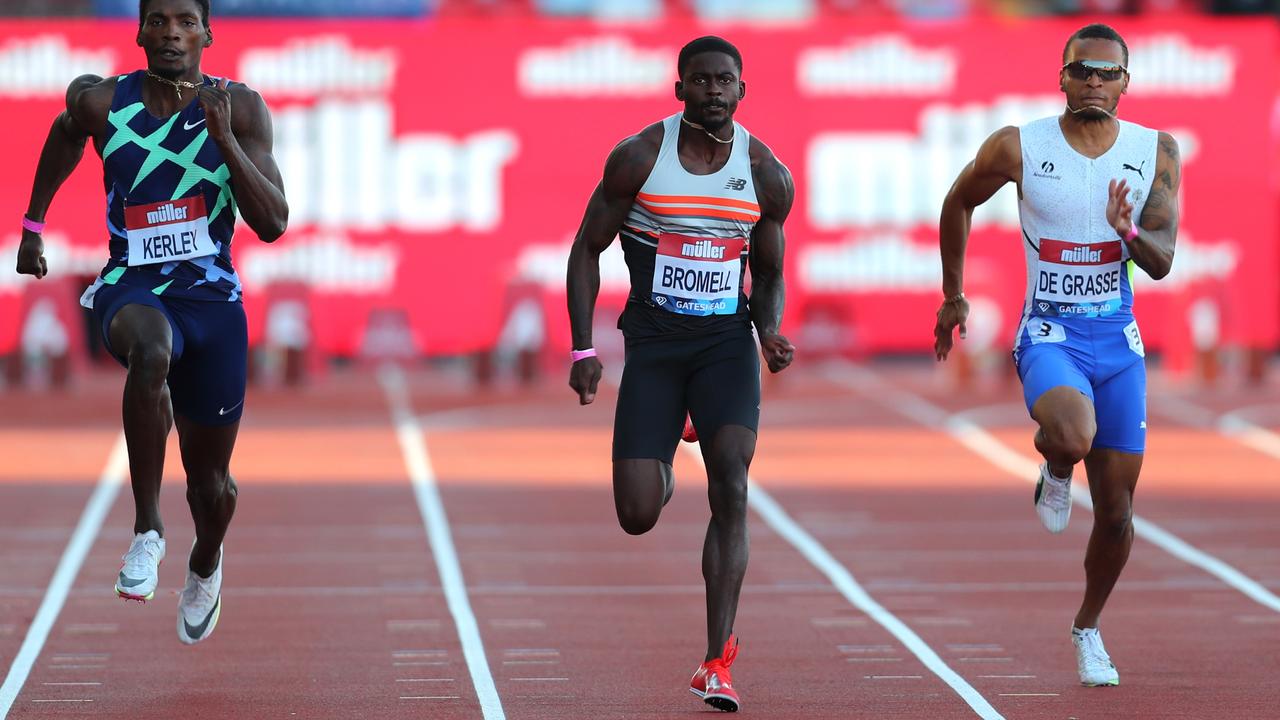 Trayvon Bromell was stunned in Tokyo. (Photo by Ashley Allen/Getty Images)