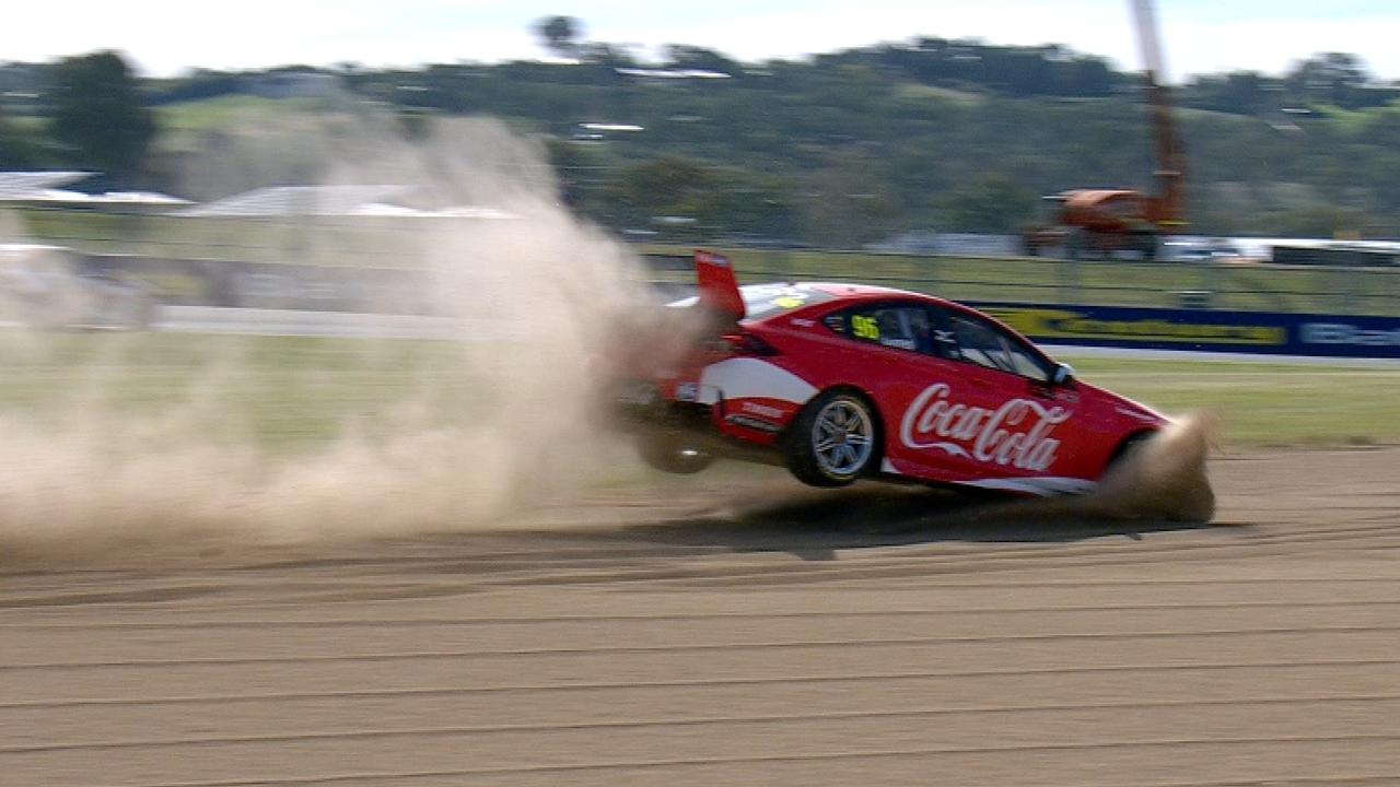 Macauley Jones gave new meaning to a flying lap when he sent his BJR entry into the gravel trap.