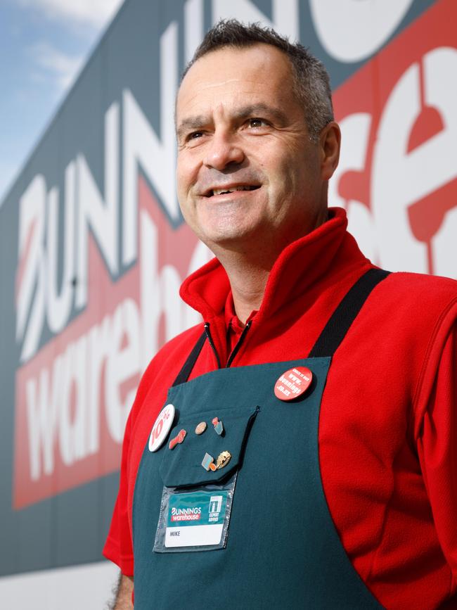 Bunnings’ boss Mike Schneider’s to market to the young may not be well-timed. Picture: Peter Mathew