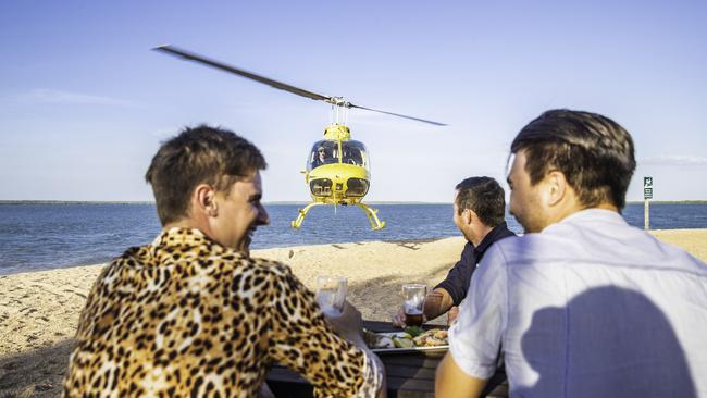 Crab Claw Island Resort is a top stop for fresh barramundi on the Heli Pub Crawl.