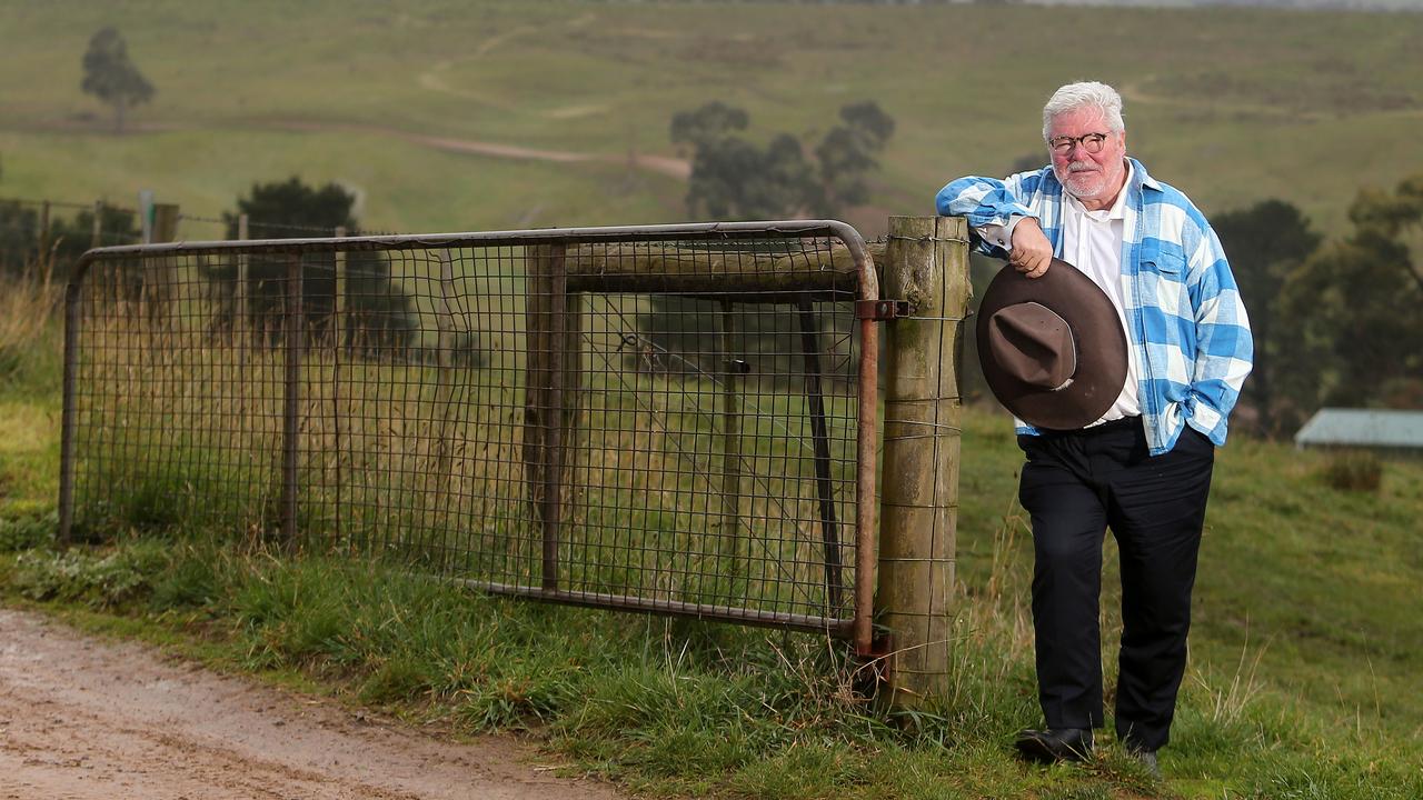 David Williams on his "Fairfield" farm, at Darraweit. Picture: Yuri Kouzmin