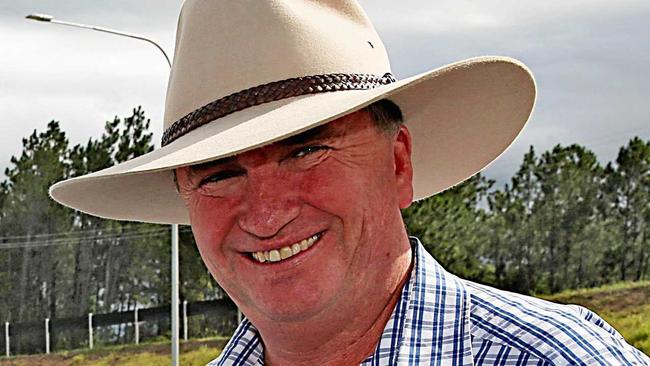 ON THE LOOSE: Barnaby Joyce. Picture: Rowan Schindler