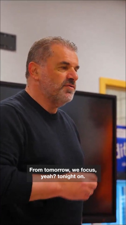 Spine-tingling Ange Postecoglou change room speech