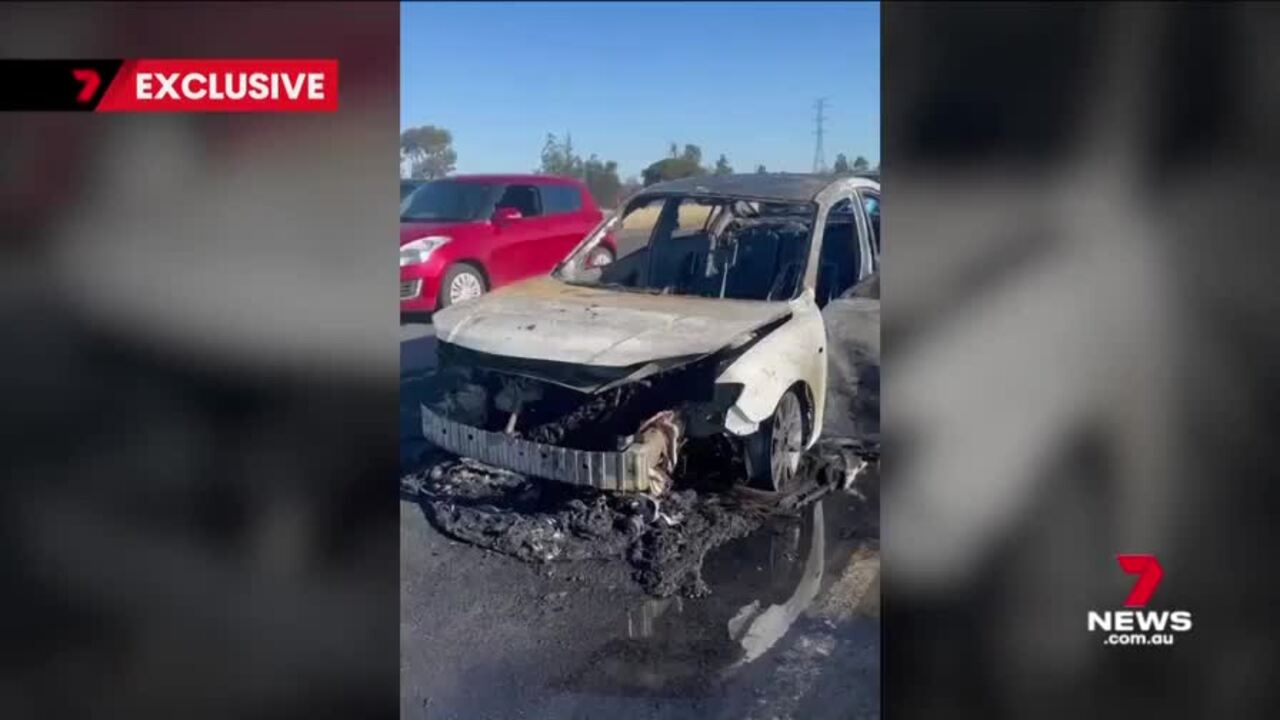 Teen escapes burning car on SA highway minutes after buying it