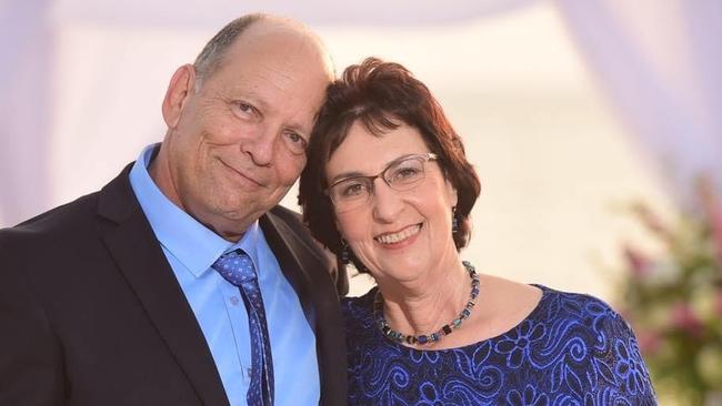 Former Melbourne couple Ralph and Barbara Lewinsohn and their family survived the Kfar Aza massacre on Saturday, October 7, in southern Israel where children and babies were later found decapitated. Picture: Supplied