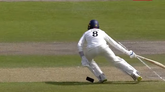 He might have some explaining to do for having his phone on the field. Photo: The Sun.