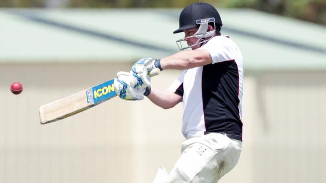 GDCA Cricket: Diggers Rest Bulla V Riddell. Riddell star Mick Allen in action. Picture: Sarah Matray