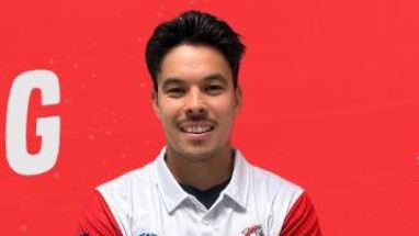 Newcomb & District all-rounder Eugene Stanciu has joined Corio for the 2025-26 season. Picture: Corio Cricket Club.