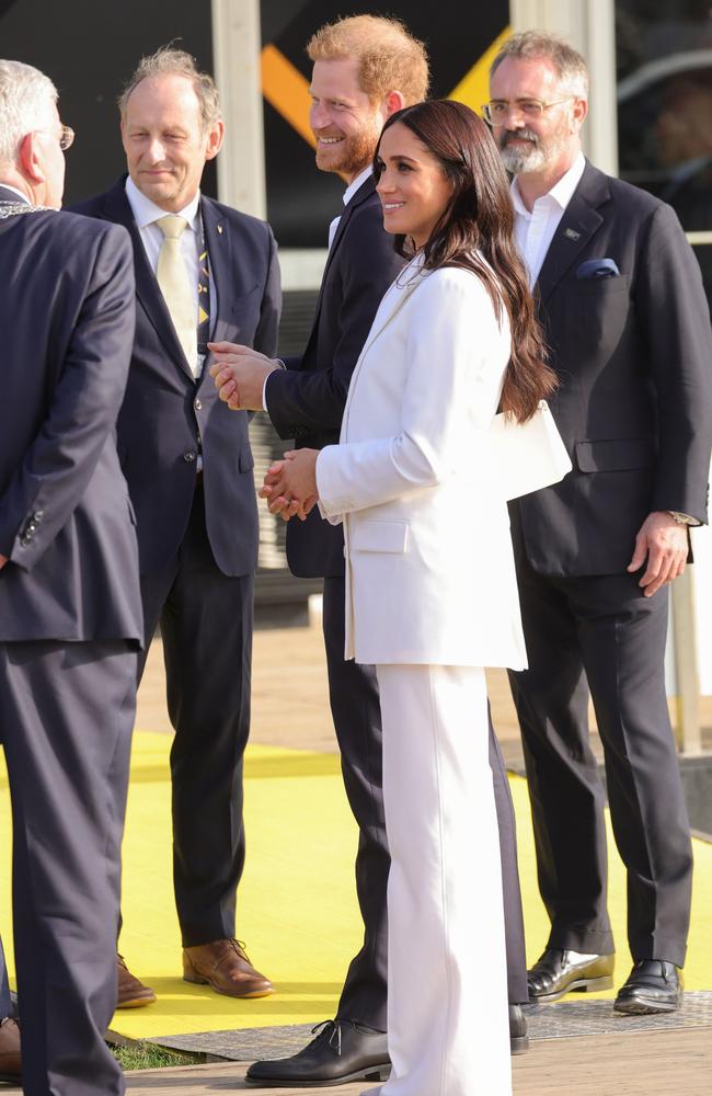 Meghan looked gorgeous, clad in all white. Picture: Chris Jackson/Getty Images for the Invictus Games Foundation)