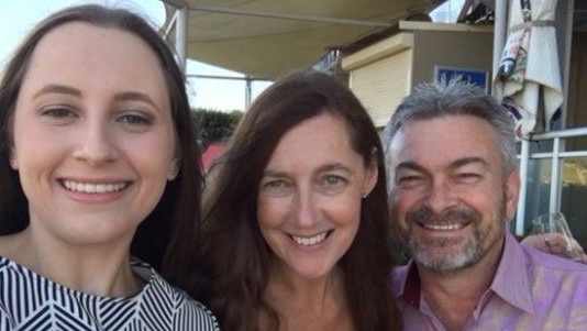 Daughter Sarah, Karen Ristevski and husband Borce