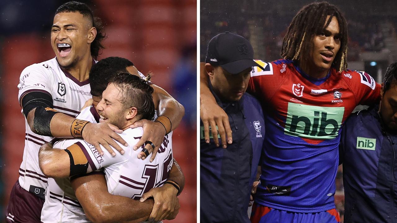 Three Big Hits from Manly v Newcastle.