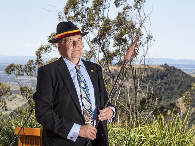 Uncle Wayne Fossey said Welcome to Countries have been performed for thousands of years. Picture: Nev Madsen.