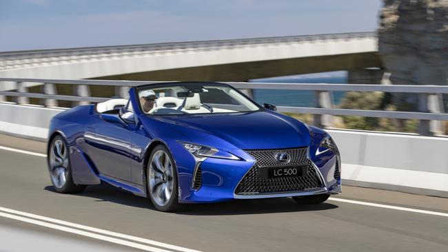 The LC’s bold styling goes against Lexus’ usual conservative approach.