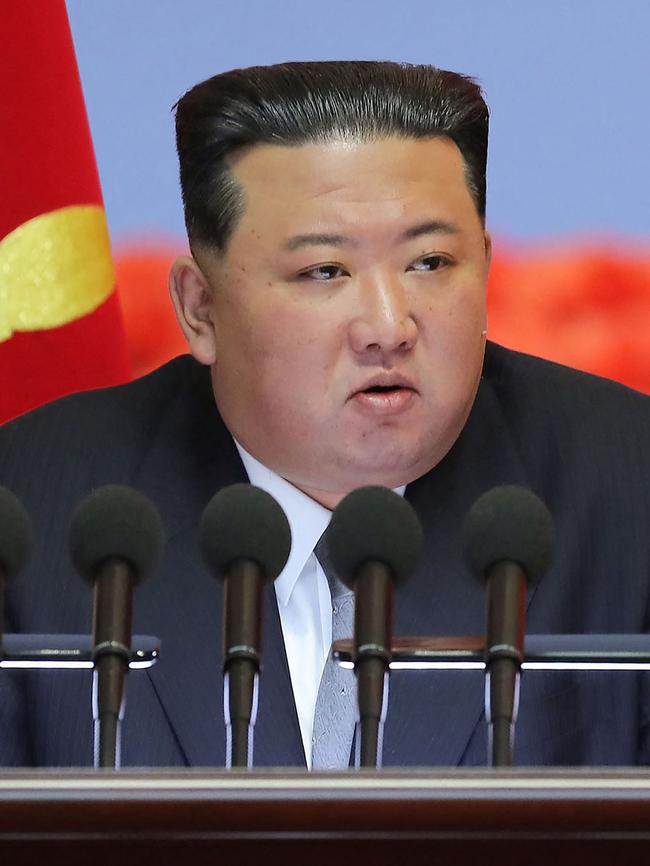 North Korean leader Kim Jong-un. Picture: KCNA via KNS/AFP