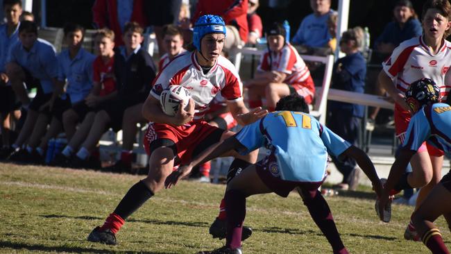 Brisbane Broncos Old Boys action: Keebra Park v Palm Beach Currumbin.