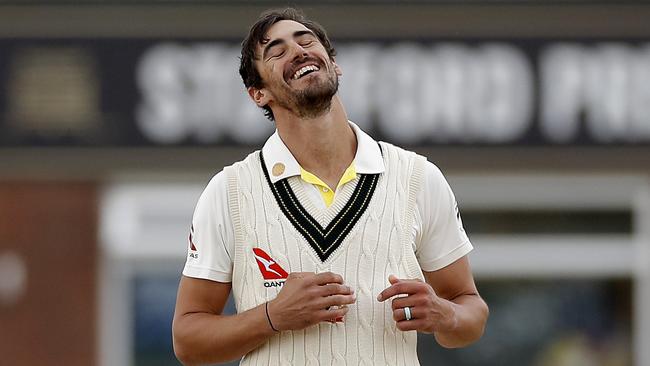 Mitchell Starc’s controlled aggression impressed Australia’s selectors. Picture: Ryan Pierse/Getty Images