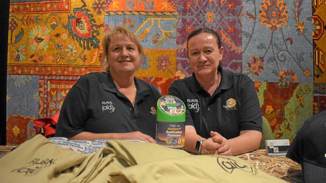 LEND A HAND: Tracy Alder and Jen Curnow-Trotter have been hard at work raising funds for Rural Aid on the trip. Picture: Jorja McDonnell