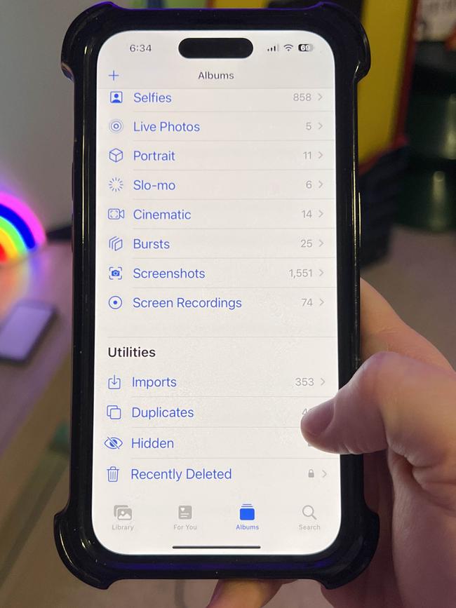 Duplicate photos can take up a lot of storage space on your iPhone. Picture: Elly Awesome.