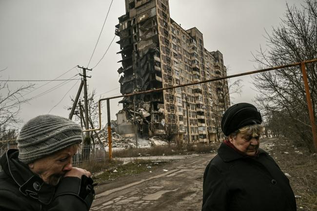 Pounded by artillery and latterly by air strikes, Adiivka is another town in the Donbas that the Russians are trying to surround