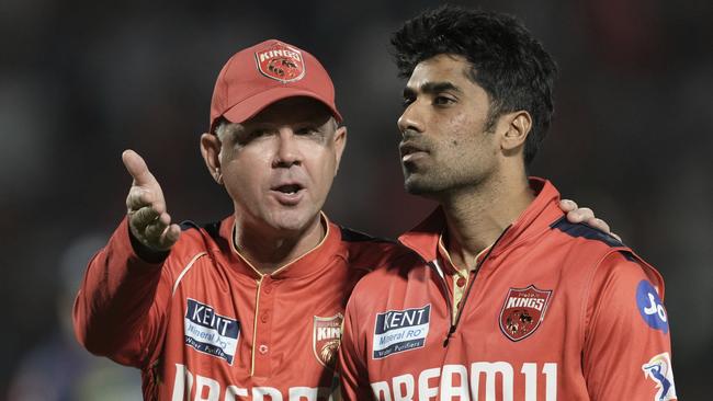 Punjab Kings' coach Ricky Ponting has been caught up in the chaos. (AP Photo/Ashwini Bhatia)