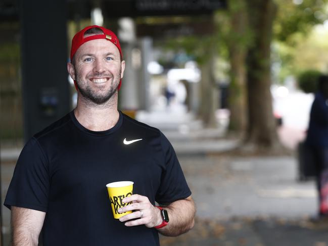 Flow Athletic gym owner Ben Lucas allowed his clients to borrow spin bikes. Picture: John Appleyard