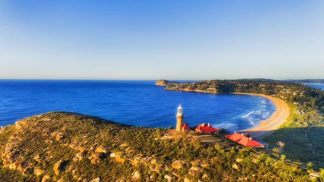 Barrenjoey Lighthouse, high above the northern beaches coastline. Picture: iStock