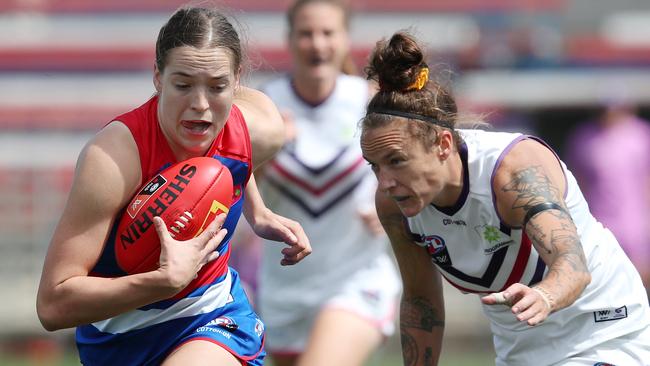 Fans will pay to watch the AFLW in 2021. Picture: Michael Klein