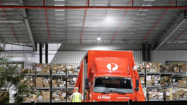 Australia Post will lift the price of handling business letters, packages and parcels from July 3. Picture: Steve Tyson