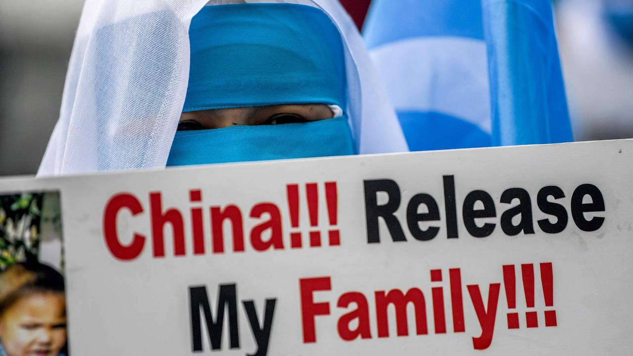 Experts believe China has detained as many as a million Uyghurs and other Muslims, and imprisoned hundreds of thousands more. Picture: Ozan Kose/AFP